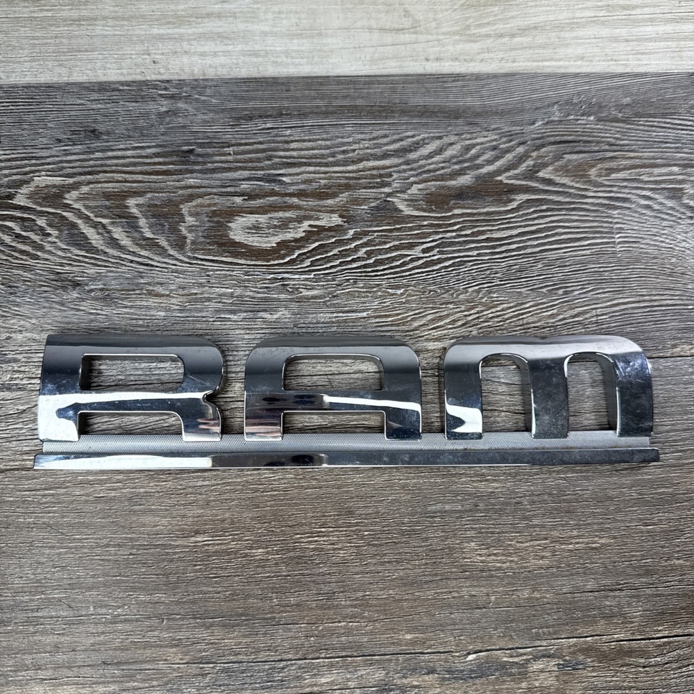 USED 2007 2012 Dodge RAM LETTERING Plastic Door Emblem FACTORY OEM